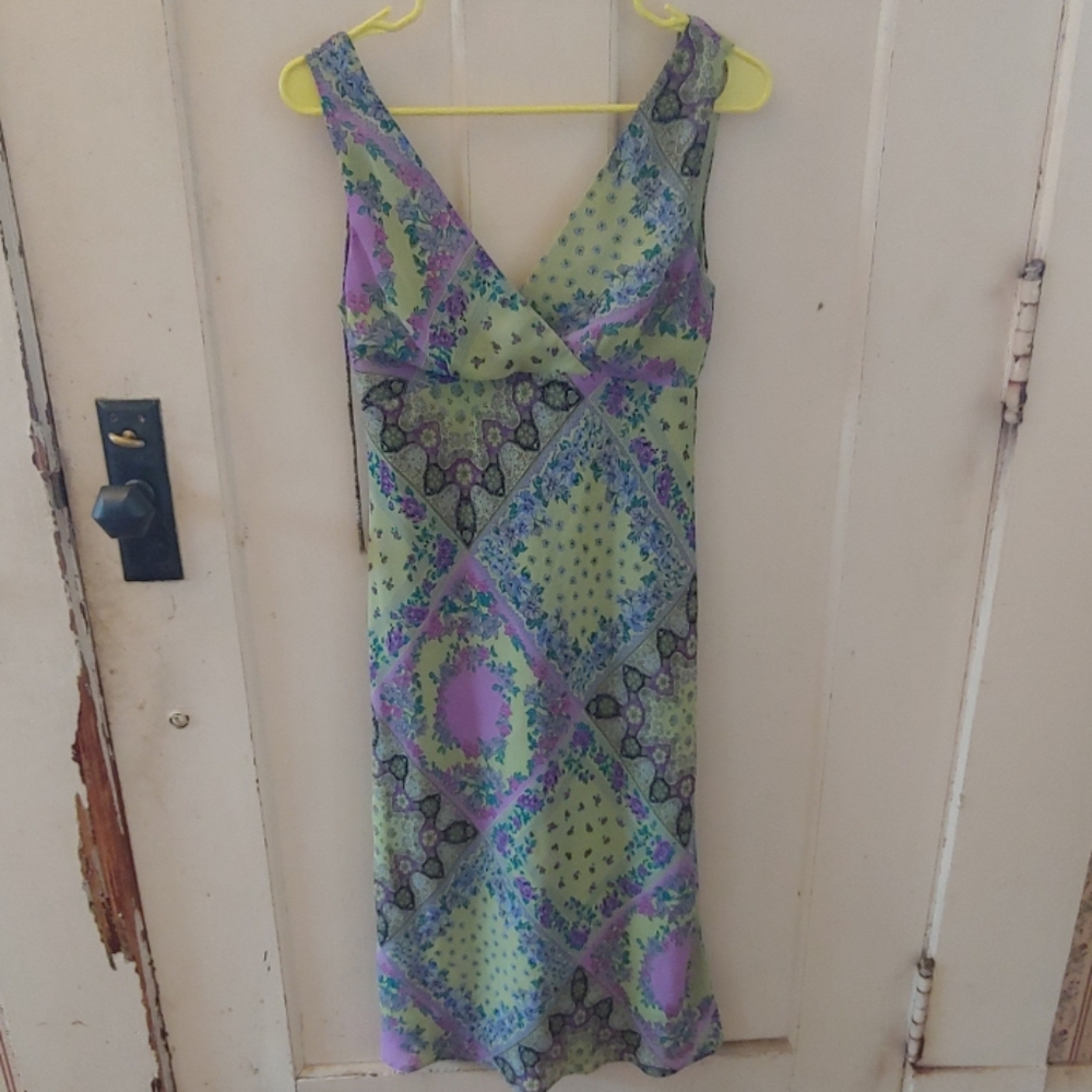 Paisley below the knee summer dress